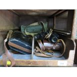 A pair of Broa Clar 8 x 25 Deluxe Special binoculars and two other pairs, all cased
