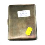 A silver cigarette case