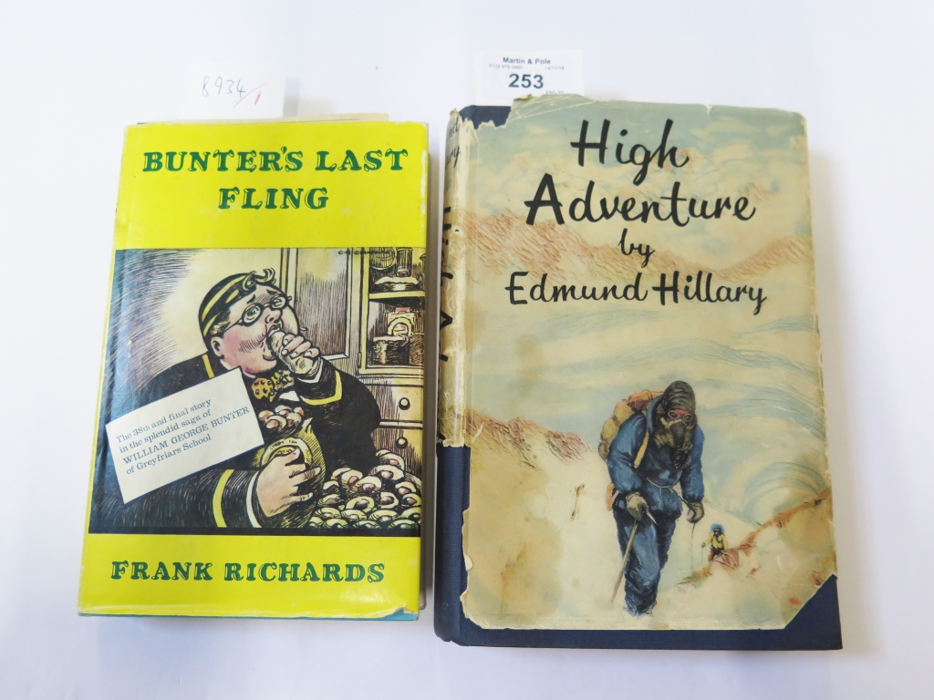 Books: Bunter's Last Fling, by Frank Richards Cassell & Co 1st edition 1965, signed by the