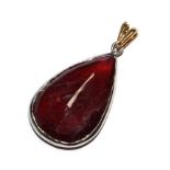 A ruby pendant