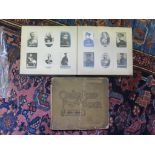 Two albums of cigarette cards including Ogdens Guinea Gold, portraits of cyclists, W.G. Grace,