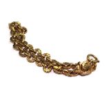 A 9 carat gold bracelet