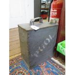 A World War II allied pooled fuel ESSO can