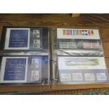 An album of presentation sets of Royal Mint postage stamps and others loose sets