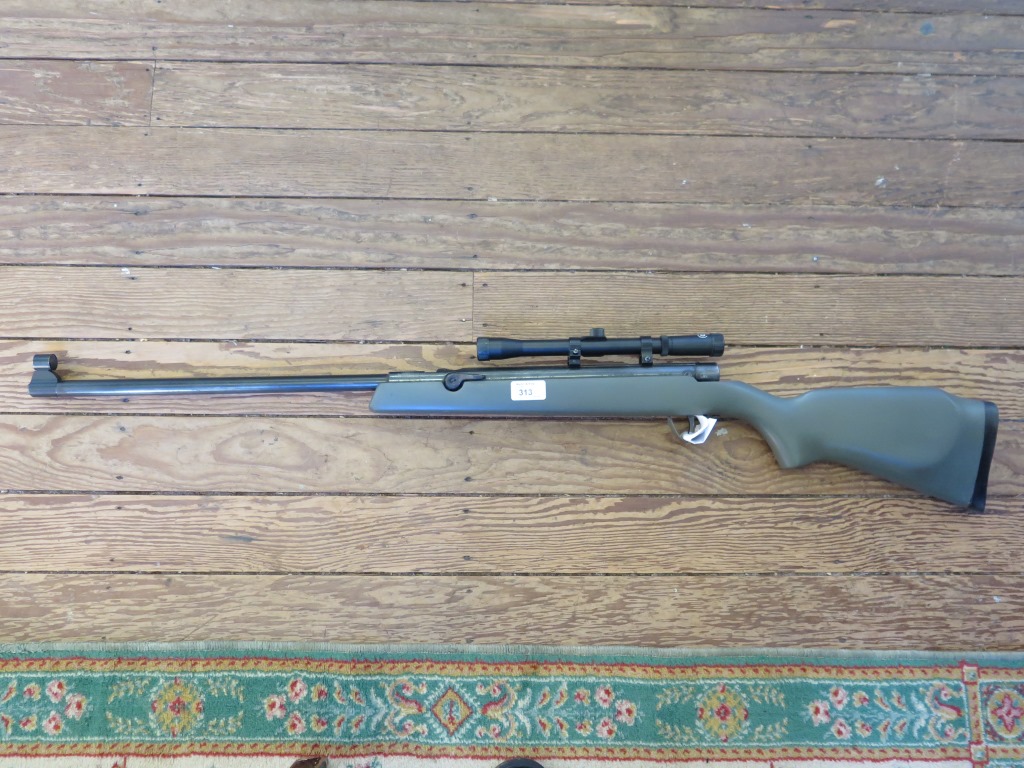 A Webley Osprey air rifle with 4x20 scope