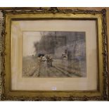 After Charles Edouard Delort (1841-1895) The Elopement Colour lithograph 41cm x 57cm