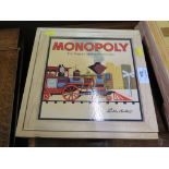 Monolopy wooden box nostalgia edition game by Parker Brothers