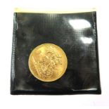 An Elizabeth II gold sovereign 1979