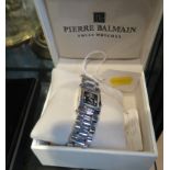 Pierre Balmain diamond encrusted ladies watch, boxed