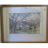 Thomas W. Mountford Milldale village in Staffordshire Watercolour 25.5cm x 37cm