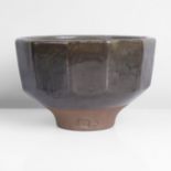 Bernard Leach (British, 1887-1979) Large cut-sided Bowl, circa 1960 Stoneware, rich iron glaze