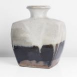 Hamada Shoji (Japanese, 1894-1978) Bottle Vase Stoneware, rich tenmoku over iron glazes with a thick