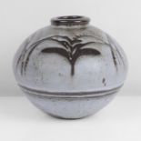 David Leach (British, 1911-2005) 'Foxglove' Jar Stoneware, globular form with mottled white dolomite