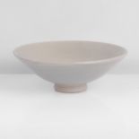 William Staite Murray (British, 1881-1962) Small Conical Bowl Stoneware, soft pale blue glaze with a