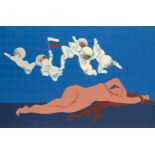 Reclining Venus with Cosmonaut Putti, from the series "Russian Venus"