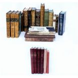 A GROUP OF 19TH CENTURY AND LATER BOOKS AND BINDINGS to include a copy of Robinson Crusoe, High-Ways