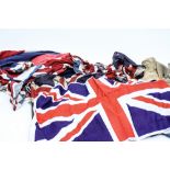 A QUANTITY OF UNION JACK FLAGS AND BUNTING