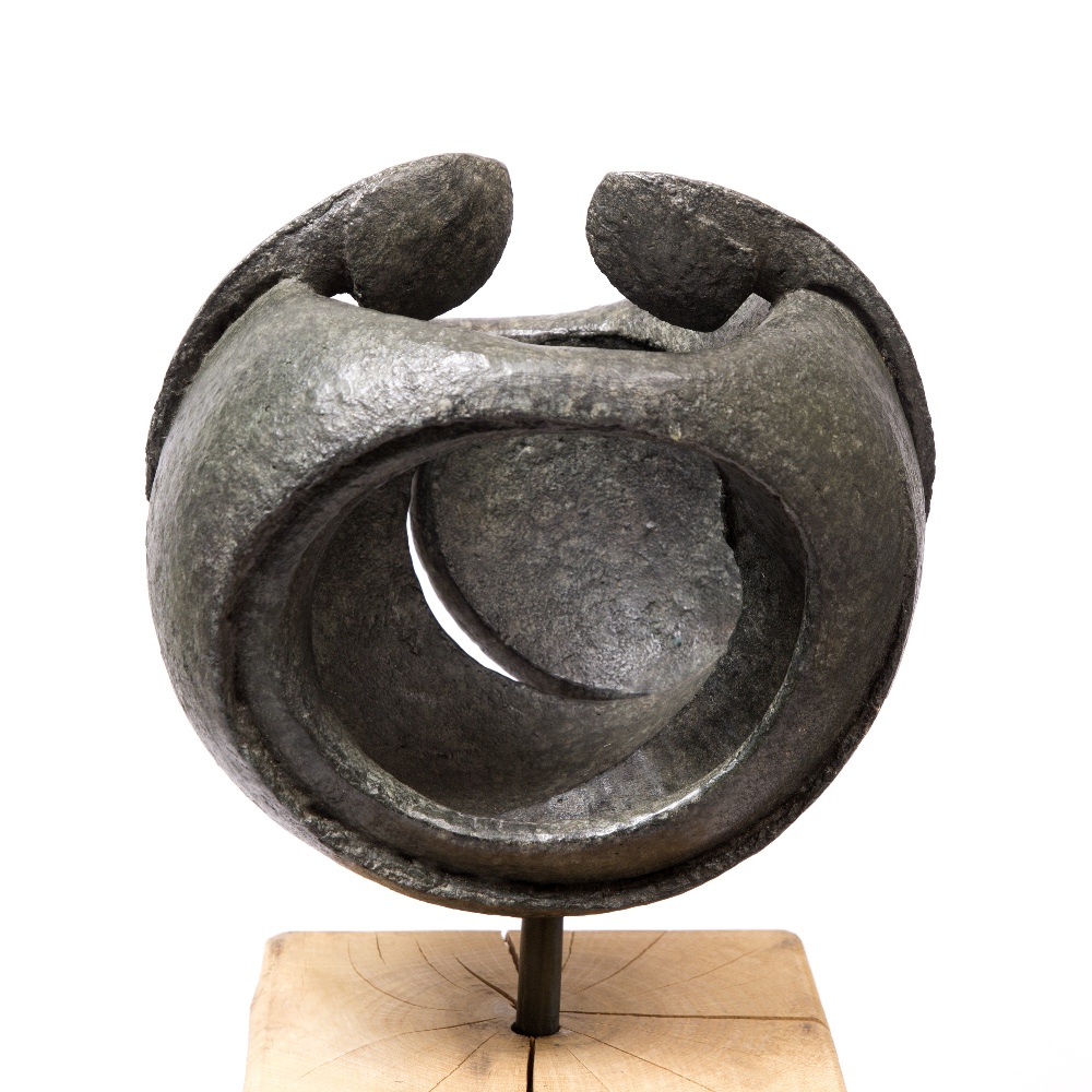 GUY BUSEYNE (21ST CENTURY ENGLISH SCHOOL) 'In Perpetuum', bronze, signed with a monogram and