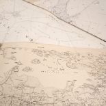 A QUANTITY OF ORDNANCE SURVEY MAPS, Waterboard and National Grid examples, dating from 1912