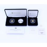 A JUBILEE MINT PRESENTATION SET 'THE YEAR OF THREE KINGS - 80TH ANNIVERSARY' SILVER AND 9 CARAT GOLD