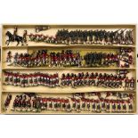 A LARGE COLLECTION OF EARLY BRITAINS LEAD FIGURES to include Zulu, Native American Indians, French