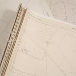 A QUANTITY OF MID 20TH CENTURY AND LATER ORDINANCE SURVEY MAPS and Waterboard survey maps of various