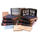 A COLLECTION OF EARLY 20TH CENTURY AND LATER CIGARETTE CARDS and six volumes of Old and New