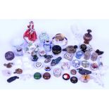 A COLLECTION OF VARIOUS CERAMICS and ornaments to include a Royal Worcester porcelain vase in the