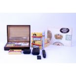 A COLLECTION OF UNOPENED VILLIGER CIGARS a humidor with three packs of cigars to include Cohiba