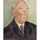 MALCOLM DRUMMOND (1880-1945) Bust length shoulder of a gentleman wearing a shirt, tie and dark