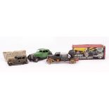 A MINIC BOXED SEARCH LIGHT LORRY together with a Minic clockwork £100 Ford Saloon with original