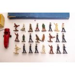 A SKYBIRD SCALE FIGURES CIVIL AIR-LINE PERSONNEL No.3A SET with die cast figures, complete with