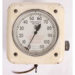 A PRESTETAIR POUNDS PER SQUARE INCH TYRE INFLATION WALL MOUNTED METRE with alarm adjustment 24cm