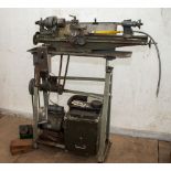 A MYFORD ML3 SPLIT BED LATHE with accompanying change gears, chucks and further associated