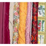 SEVEN ROLLS OF VINTAGE FABRIC to include Warner & Sons Limited and Cullingdale Weavers Limited