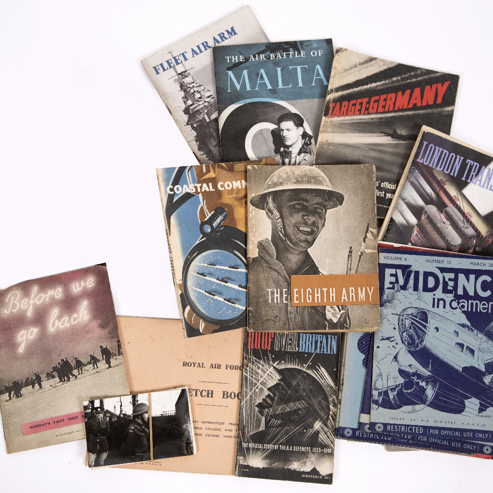 A SMALL COLLECTION OF WORLD WAR II EPHEMERA consisting of various magazines to include 'Coastal