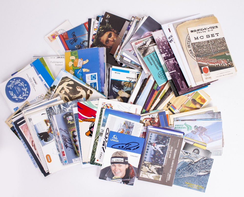 A LARGE QUANTITY OF TOPOGRAPHICAL POSTCARDS Olympic postcards to include 2004 and advertising