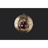 A COLLECTION OF ANTIQUE AND LATER JEWELLERY, comprising a a Victorian garnet set buckle brooch,