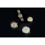 A COLLECTION OF WRISTWATCHES, comprising a gentleman's stainless steel watch head by Omega, the