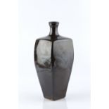 Joanna Wason (b.1946) at Leach Pottery Vase dripped glaze impressed potter's and pottery seals