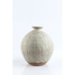 Katharine Pleydell-Bouverie (1895-1985) Vase white glaze impressed potter's seal 19.5cm high.