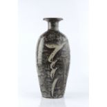 David Leach (1911-2005) Vase brushwork motif impressed potter's seal 42.5cm high.
