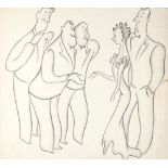 John Marsden Dronsfield (1900-1951) 'Introductions' and 'At the Opera' the latter signed in red