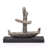 John Maltby (b.1936) Mother and Child, 2011 signed and dated (to base) 17.8cm high.