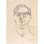 Rigby Graham (1931-2015) Portrait of Tony Savage, 1960 signed and dated (lower right) pencils 28cm x