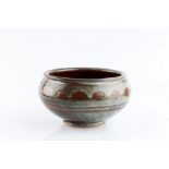 John Leach (b.1939) at Muchelney Footed bowl, 1994 impressed potter's, pottery and date mark 12cm