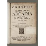 SIDNEY, Sir Philip, The Countess of Pembroke's Arcadia, 11th Ed. London. MDCLXII (1662?) full tooled