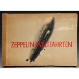 ZEPPELIN-WELT, Fahren, A History of the Zeppelin circa 1933 illustrated with cigarette cards,