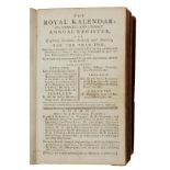 The Royal Kalendar 1805 printed by J STOCKDALE, London, gilt edging, full tooled, red boards, 16 x