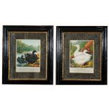 VINCENT BROOKS, DAY & SON (LITHOGRAPHERS) 'Mrs Mary Seamon's Pair of Aylesbury Ducks', chromo-